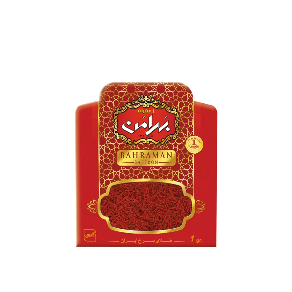 Bahraman-Saffron-1G.jpg Bahraman Saffron, Best Quality, Original, 1G - Image 1