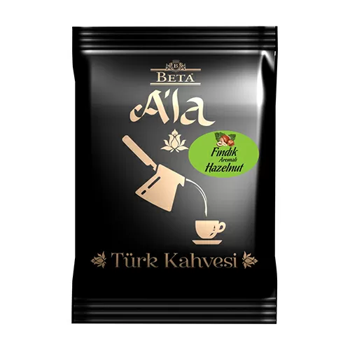 Beta-Turkish-Coffee-Hazelnut-Flavored-100G.jpg Beta Turkish Coffee Hazelnut Flavored 100G - Image 1