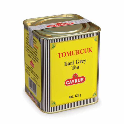 Caykur Tomurcuk Turkish Earl Grey Black Tea Metal Box 125G