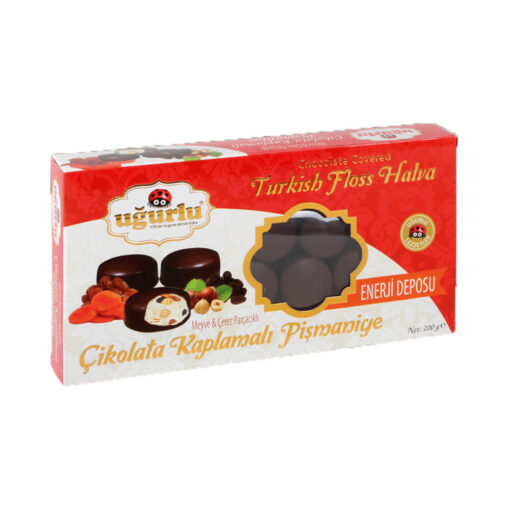 Chocolate Covered Pismaniye with Dry Fruits and Nuts 200G