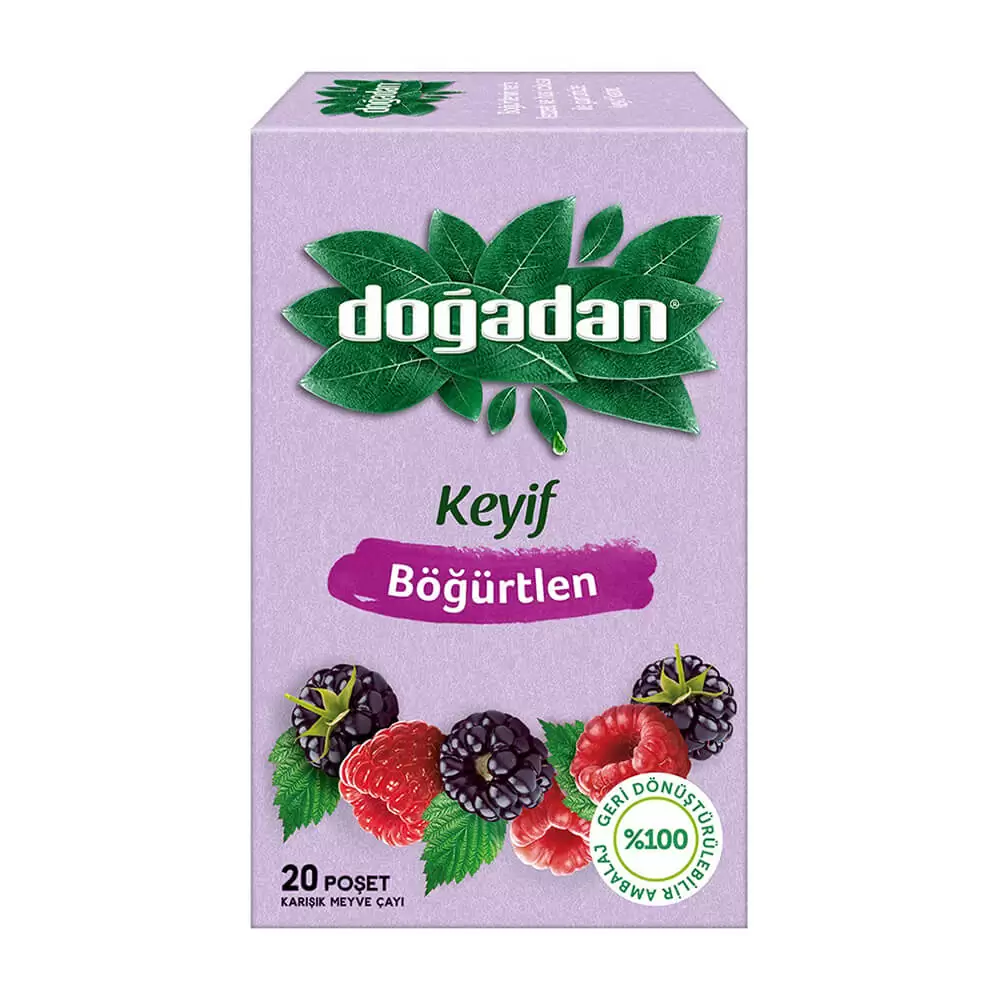Dogadan-Blackberry-Tea-20-Teabags.jpg Dogadan Blackberry Tea 20 Teabags - Image 1