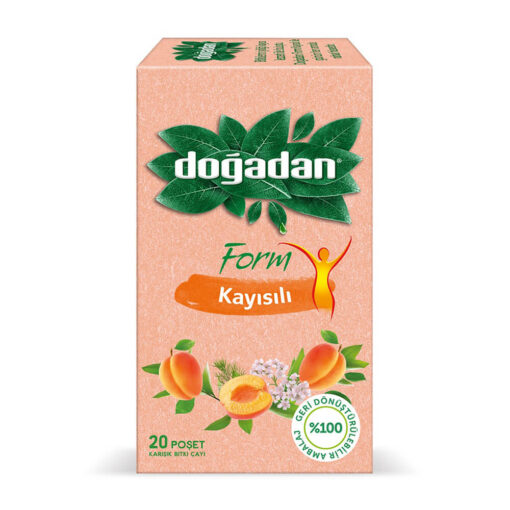 Dogadan Form Tea Apricot Flavor 20 Teabags