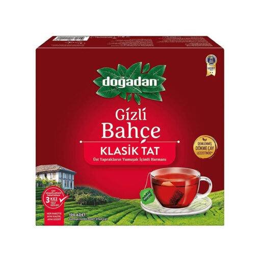 Dogadan Secret Garden Turkish Black Tea 100 Tea Cup Sachets