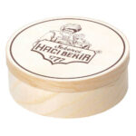 Turkish Delight with Pistachio, Wooden Box 250G, Haci Bekir