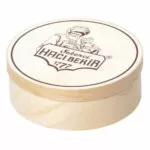 Turkish Delight with Pistachio, Wooden Box 250G, Haci Bekir