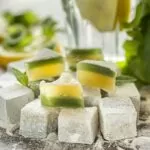 Turkish Delight with Mint & Lemon 200G, Haci Bekir - Image 2