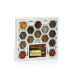 Hexagon Spice Set, 15 Different Turkish Spices with Grinder