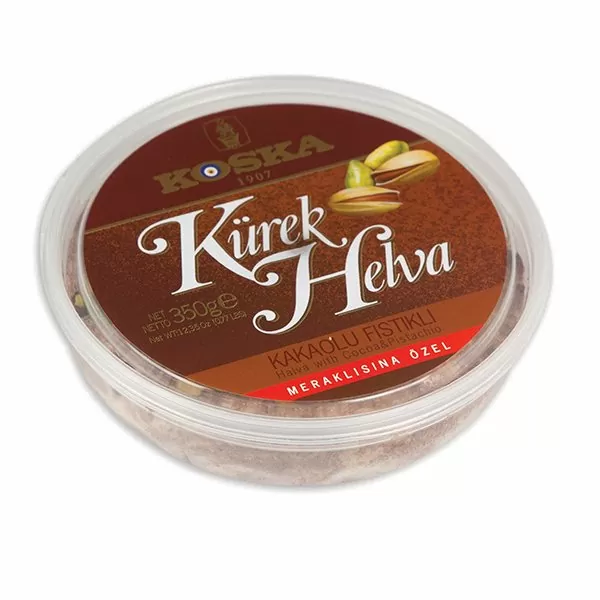 Koska-Shovel-Helva-with-Cocoa-and-Pistachio-350G.jpg Koska, Shovel Helva with Cocoa and Pistachio, 350G - Image 1