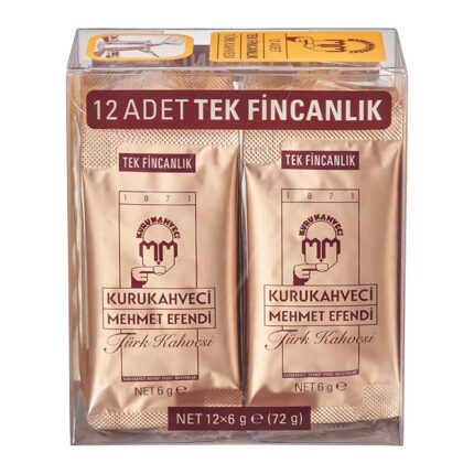 Kurukahveci Mehmet Efendi, Turkish Coffee Sachets, 12 Packs