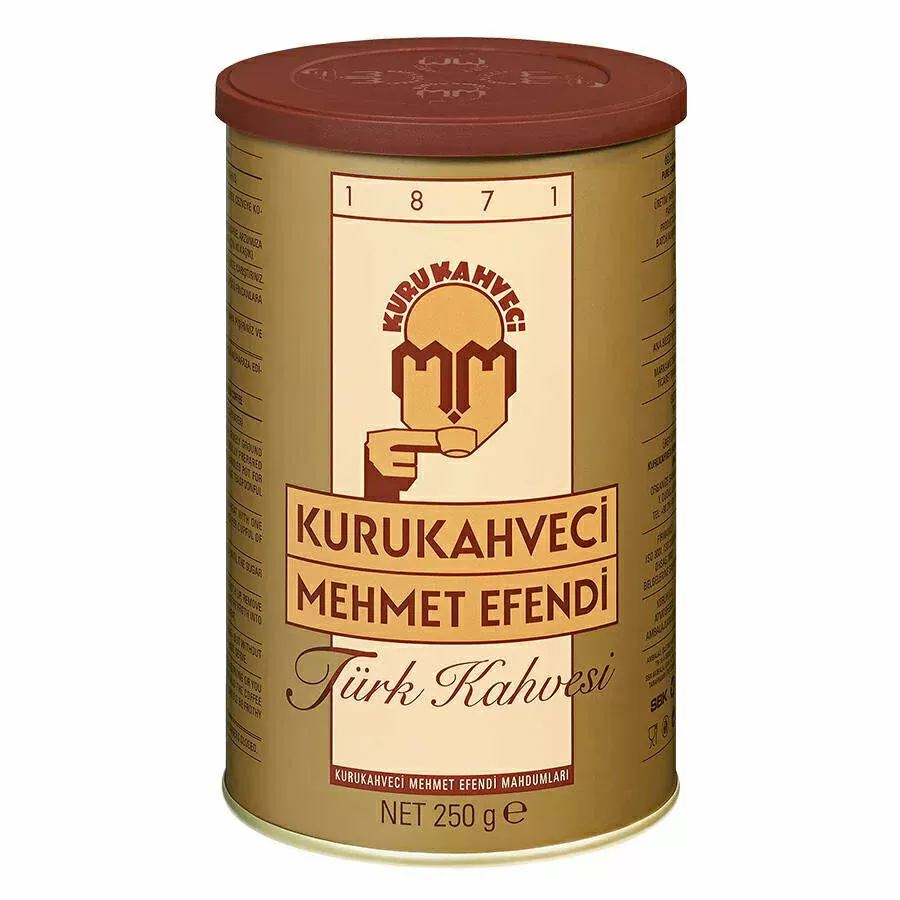 Kurukahveci-Mehmet-Efendi-Turkish-Coffee-250G.jpg Kurukahveci Mehmet Efendi, Turkish Coffee, 250G - Image 1