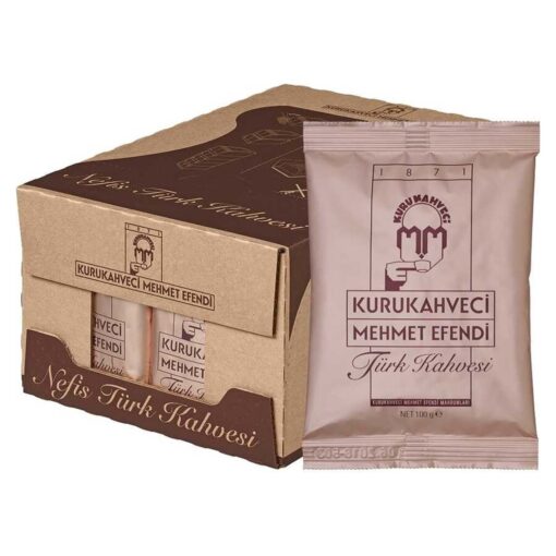 Kurukahveci Mehmet Efendi Turkish Coffee 25x100G Packs Bulk