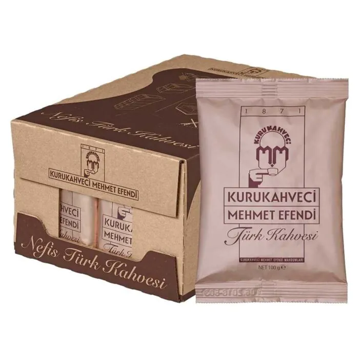 Kurakahveci Mehmet Efendi、トルココーヒー、25x100Gパック、バルク