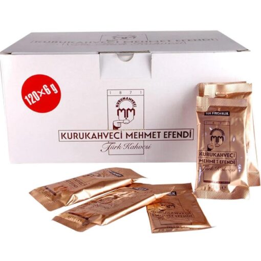 Kurukahveci Mehmet Efendi Turkish Coffee Sachets 120x6G Bulk
