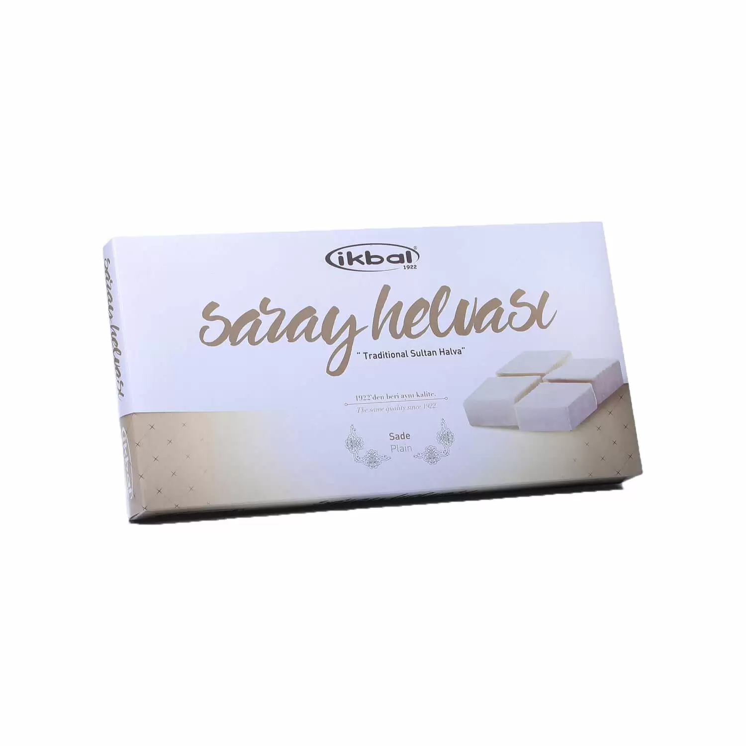 Plain-Turkish-Palace-Halva-by-Ikbal-250G.jpg Plain Turkish Palace Halva by Ikbal, 250G - Image 1