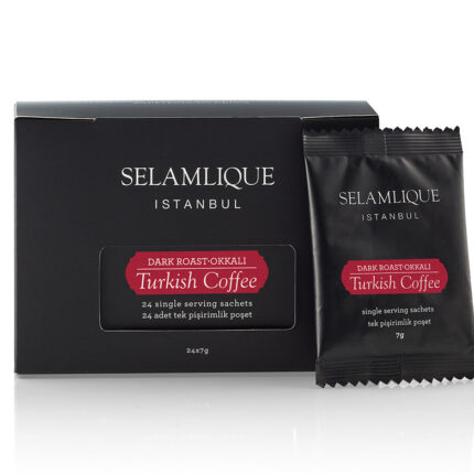 Selamlique Dark Roast Turkish Coffee, 24x7G Packs