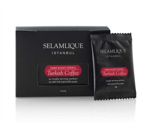 Selamlique Dark Roast Turkish Coffee 24x7G Packs