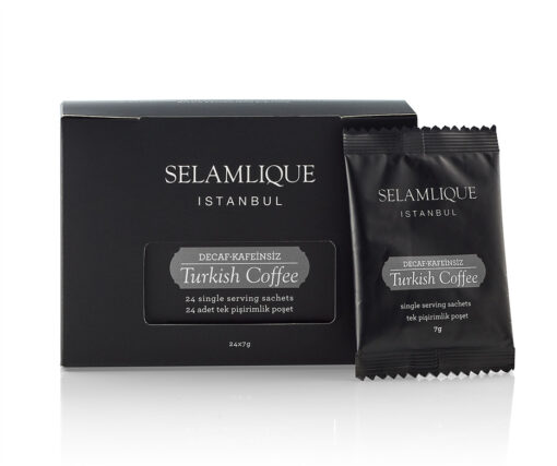 Selamlique Decaf Turkish Coffee 24x7G Packs