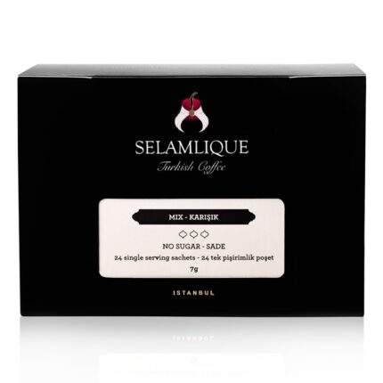 Selamlique Mixed Turkish Coffee Sachets, 24x7G Packs
