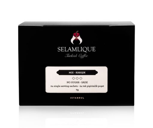Selamlique Mixed Turkish Coffee Sachets 24x7G Packs
