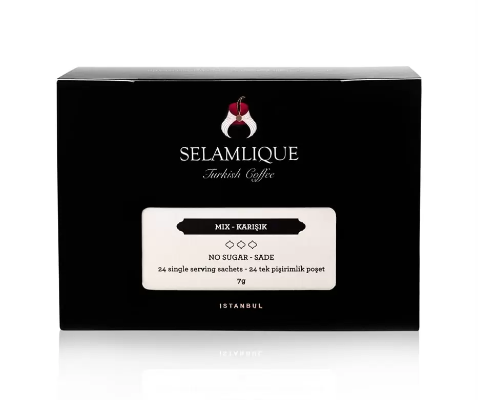Bolsitas mixtas de café turco Selamlique, paquetes de 24 x 7 g