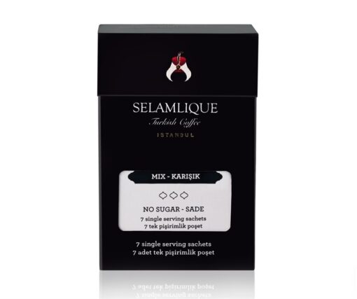 Selamlique Mixed Turkish Coffee Sachets 7x7G Packs