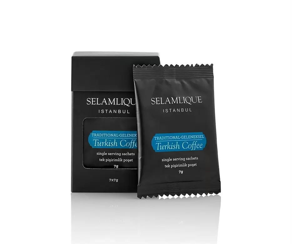 Café turco tradicional Selamlique, paquetes de 7x7G