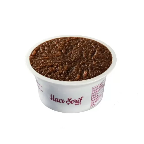 Semolina-Halva-with-Chocolate-Haci-Serif-250G.jpg Semolina Halva with Chocolate, Haci Serif, 250G - Image 1