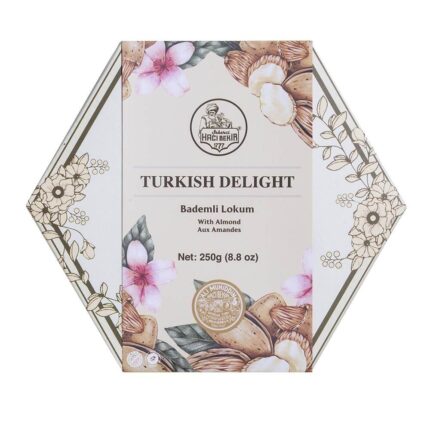 Turkish Delight with Almond 250G, Haci Bekir