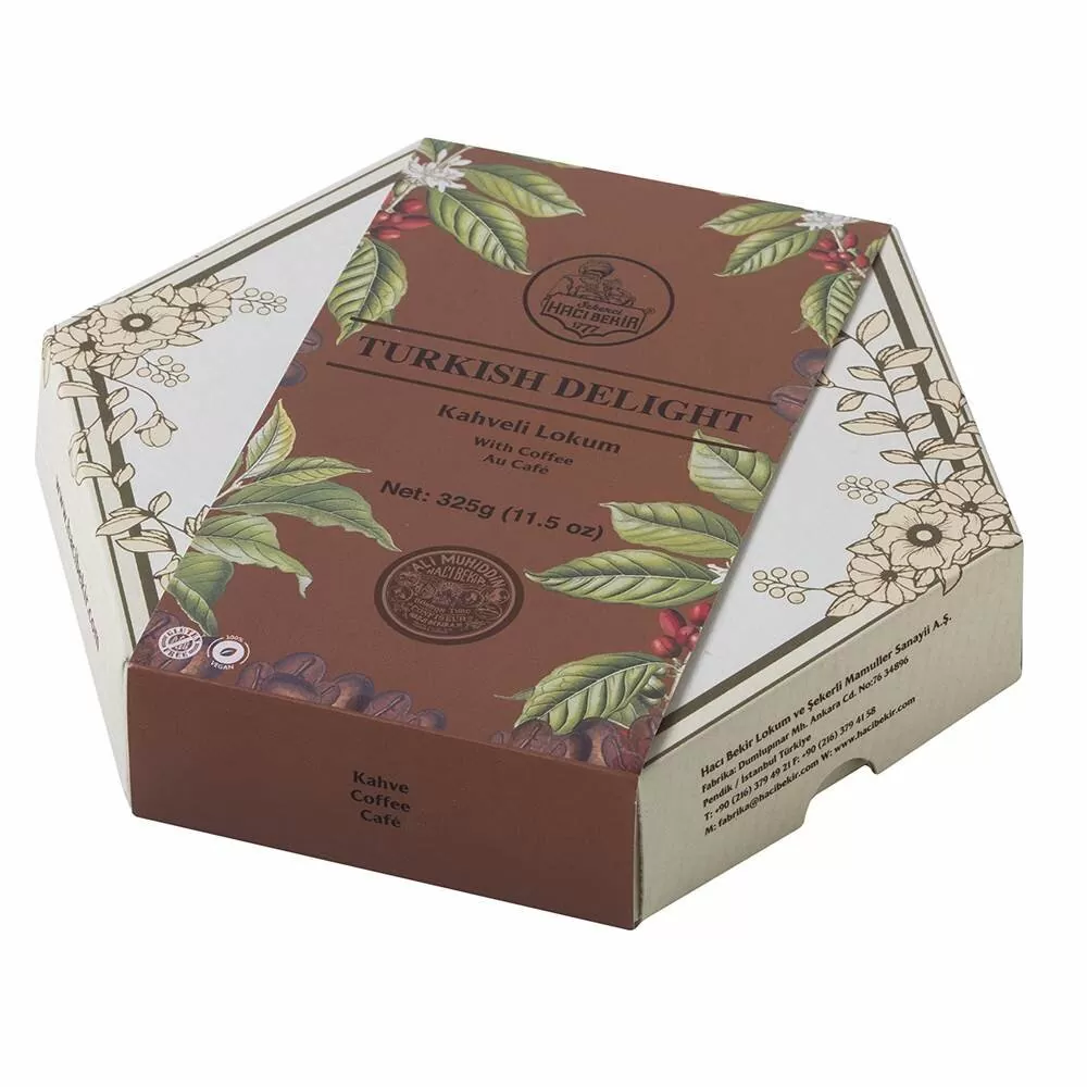 Turkish Delight with Coffee 325G, Haci Bekir