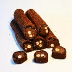 Turkish Delight Roll with Chocolate and Hazelnut