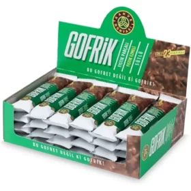 1 Box of Gofrik Milk Chocolate with Pistachio, 24 Pieces