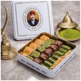 Assorted Baklava in Metal Box