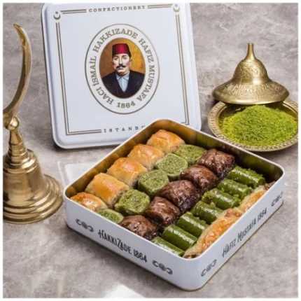 Assorted Baklava in Metal Box