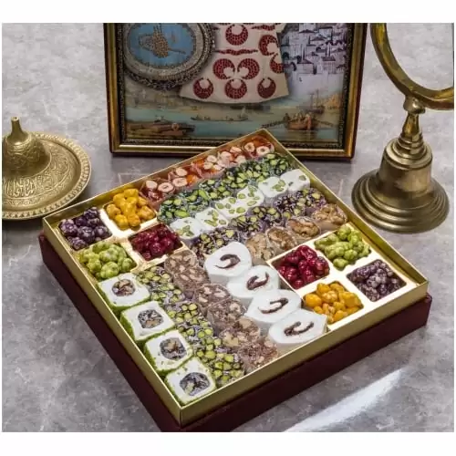 Grand Bazaar Online Shopping 63 Premium Turkish Delight Box, Hafiz Mustafa